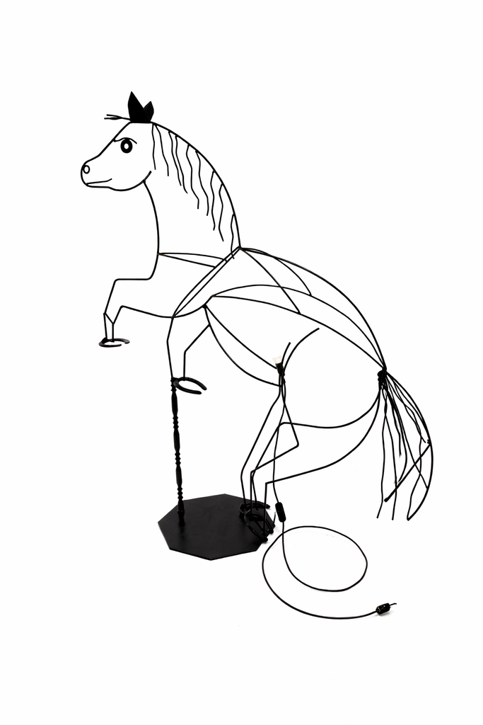 CABALLO-LÁMPARA